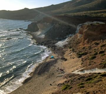 Playa del Corralete - Torre Vela Blanca