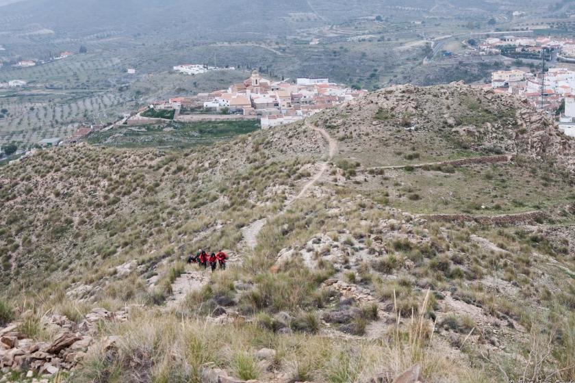 SANTUARIO DE LA VIRGEN DE MONTEAGUD DESDE ULEILA DEL CAMPO (CIRCULAR,S. DE FILABRES) 
