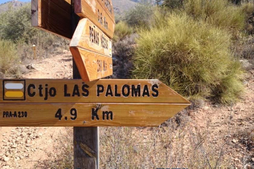 sendero las palomas