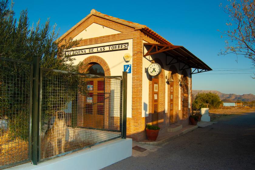 INICIO DE LA VIA VERDE DE LUCAINENA DE  LAS TORRES